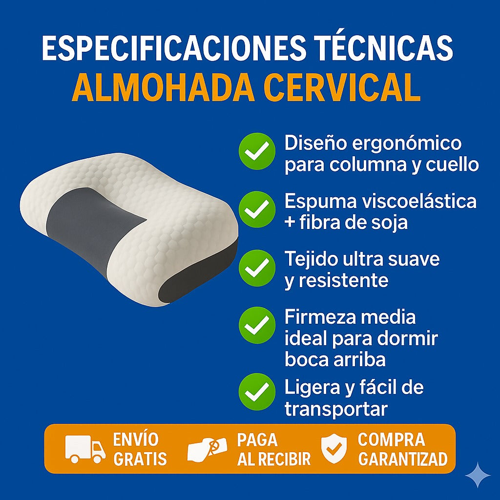 Almohada Cervical Antidolor