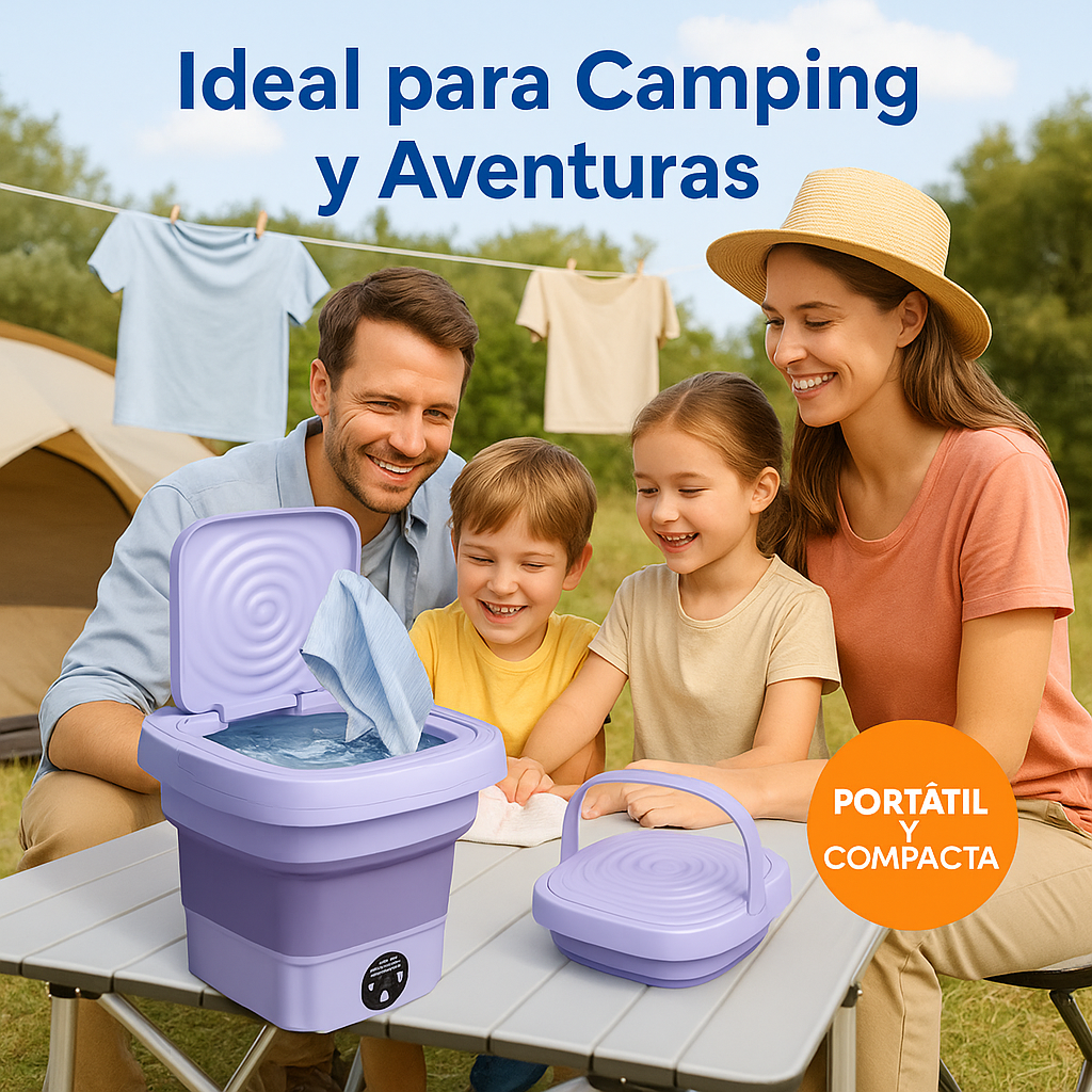 Mini Lavadora Con Centrifugado