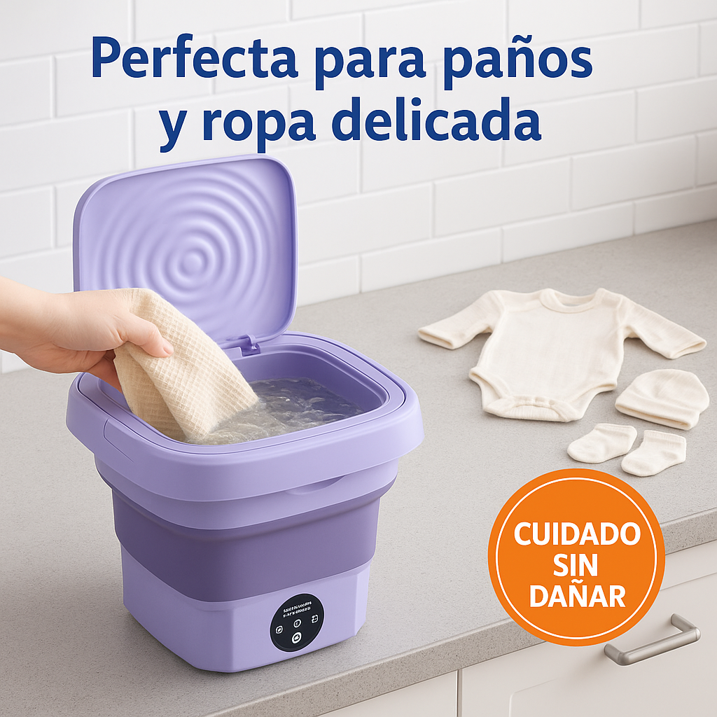 Mini Lavadora Con Centrifugado