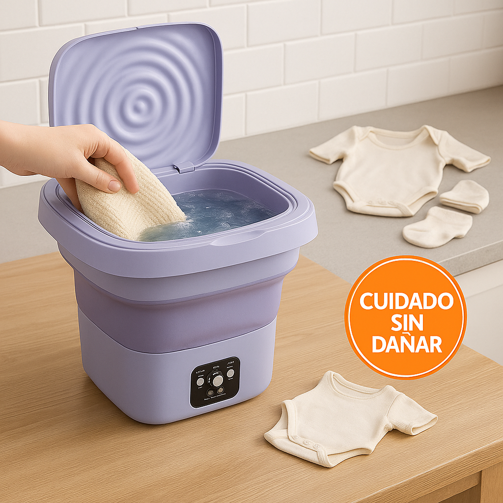 Mini Lavadora Con Centrifugado