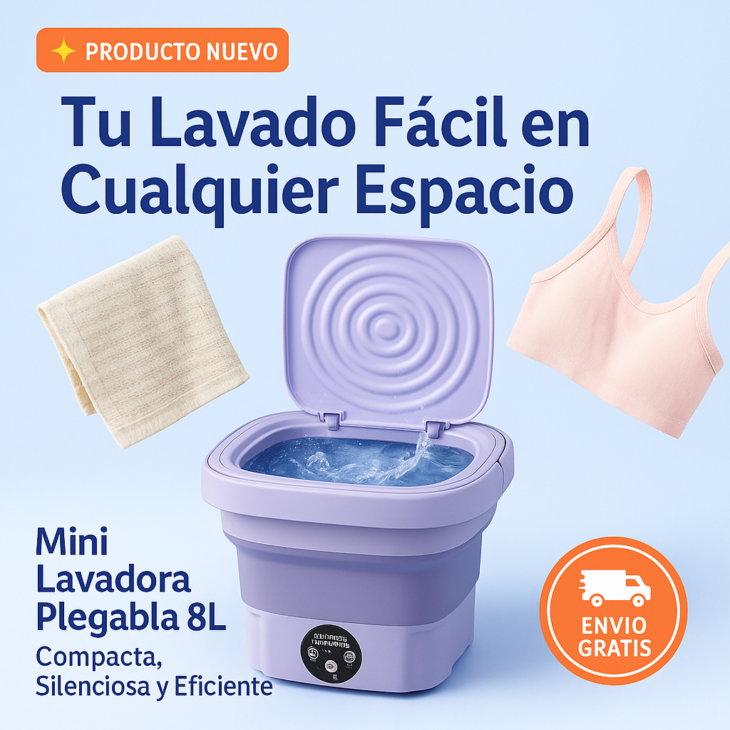 Mini Lavadora Con Centrifugado