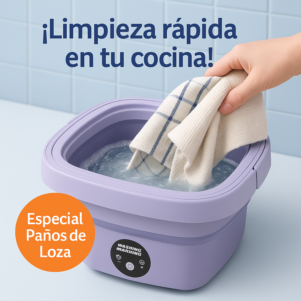 Mini Lavadora Con Centrifugado