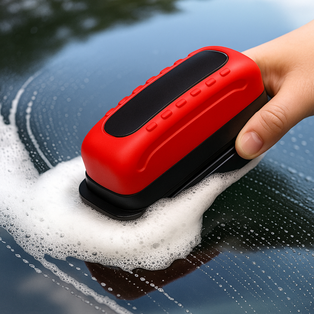 🧴 Limpiador de Vidrios Pro | Kit Espuma + Cepillo