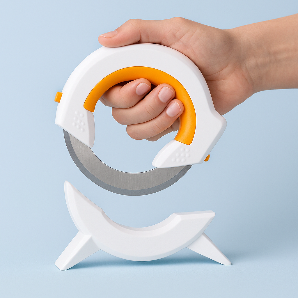 Samurai360™ – El cuchillo circular que corta con el doble de velocidad