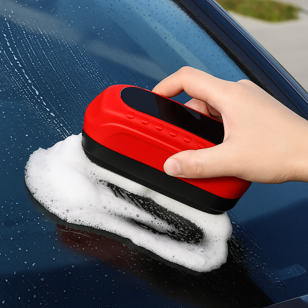 🧴 Limpiador de Vidrios Pro | Kit Espuma + Cepillo