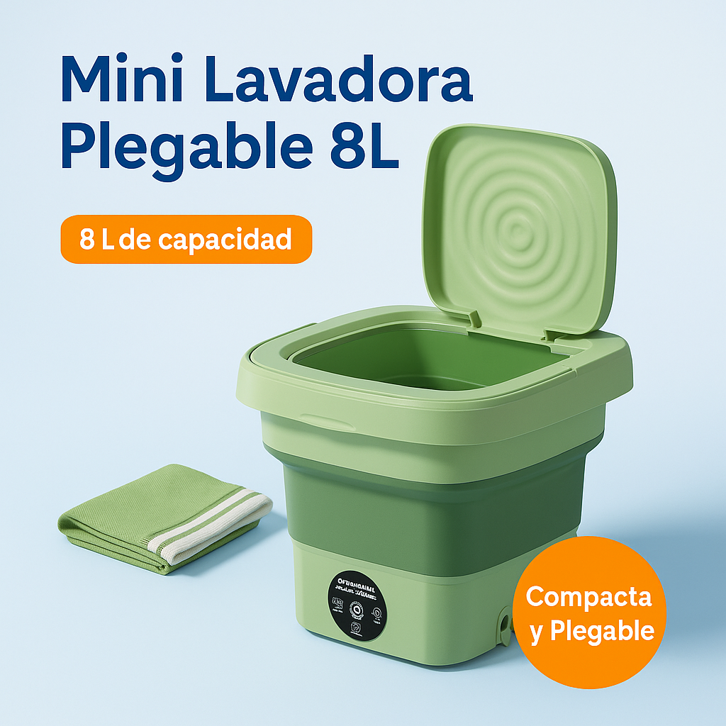 Mini Lavadora Con Centrifugado