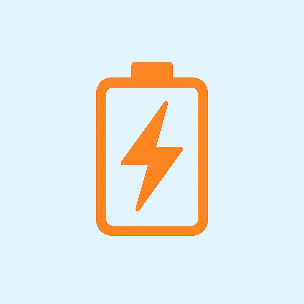 🔸 2. Batería recargable de larga duración