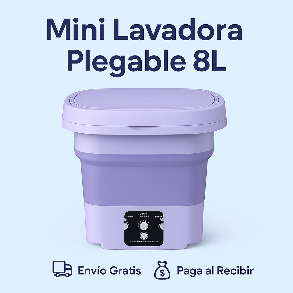 Mini Lavadora Con Centrifugado