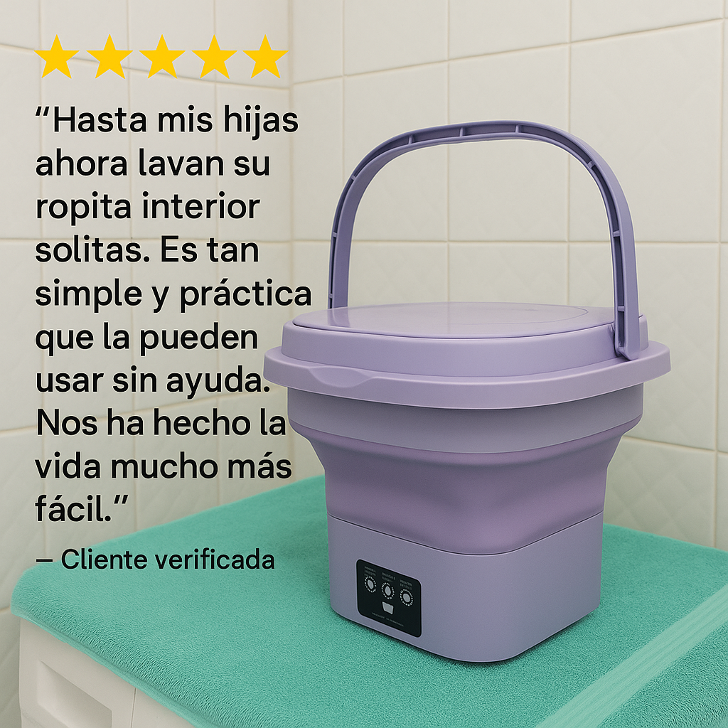 Mini Lavadora Con Centrifugado