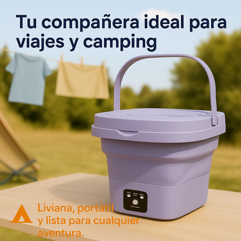 Mini Lavadora Con Centrifugado