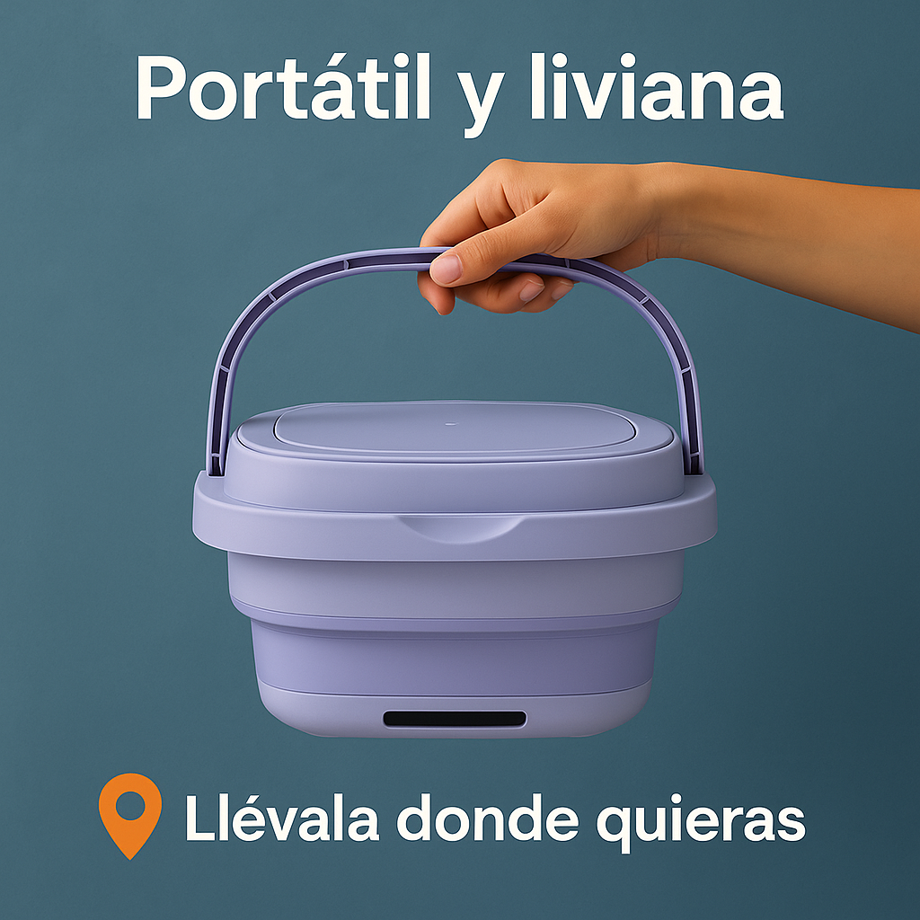 Mini Lavadora Con Centrifugado