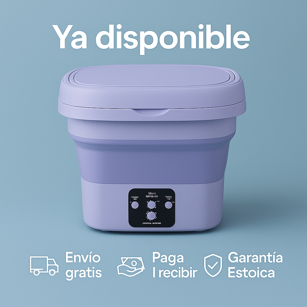 Mini Lavadora Con Centrifugado