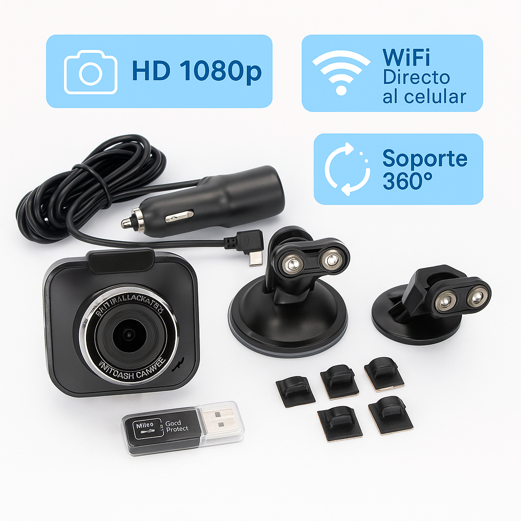Wifi Dash Cam Pro Cámara para auto