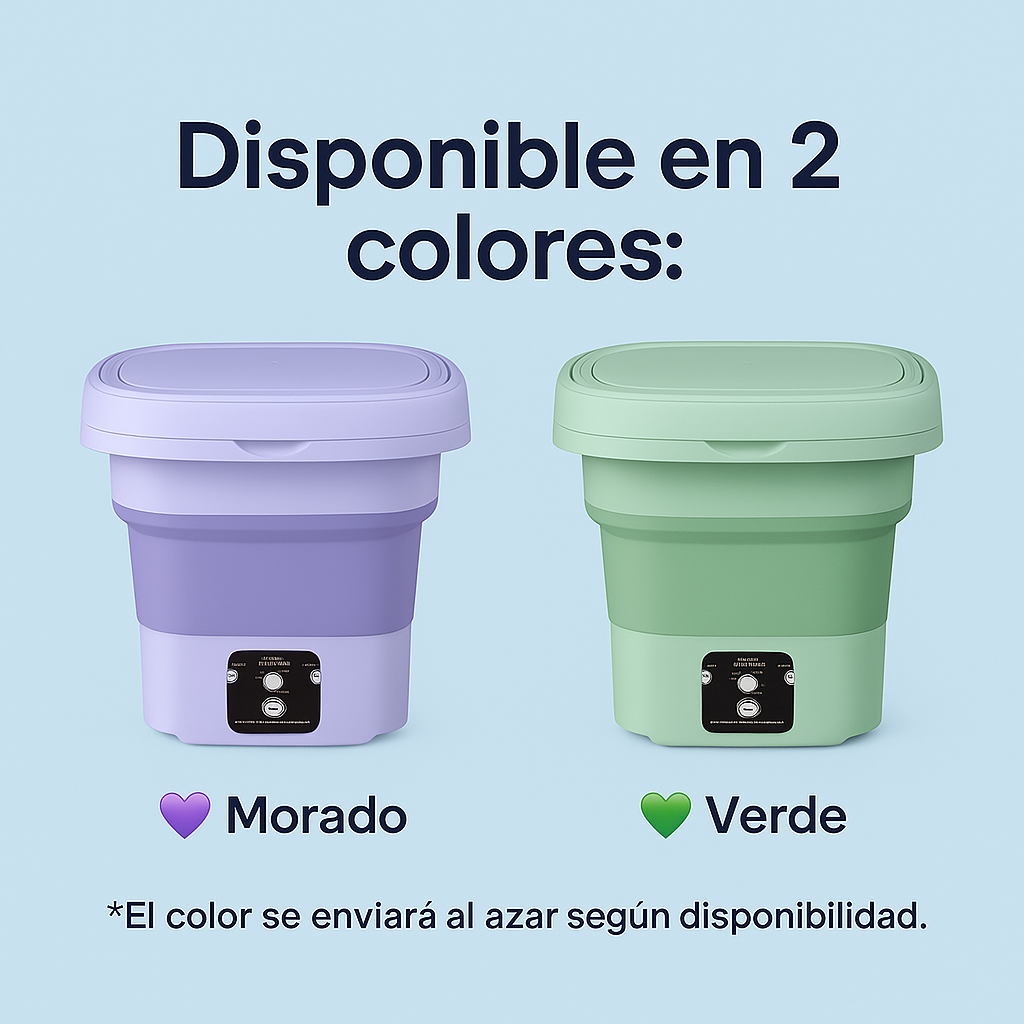 Mini Lavadora Con Centrifugado