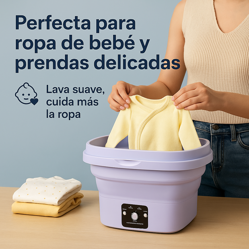 Mini Lavadora Con Centrifugado