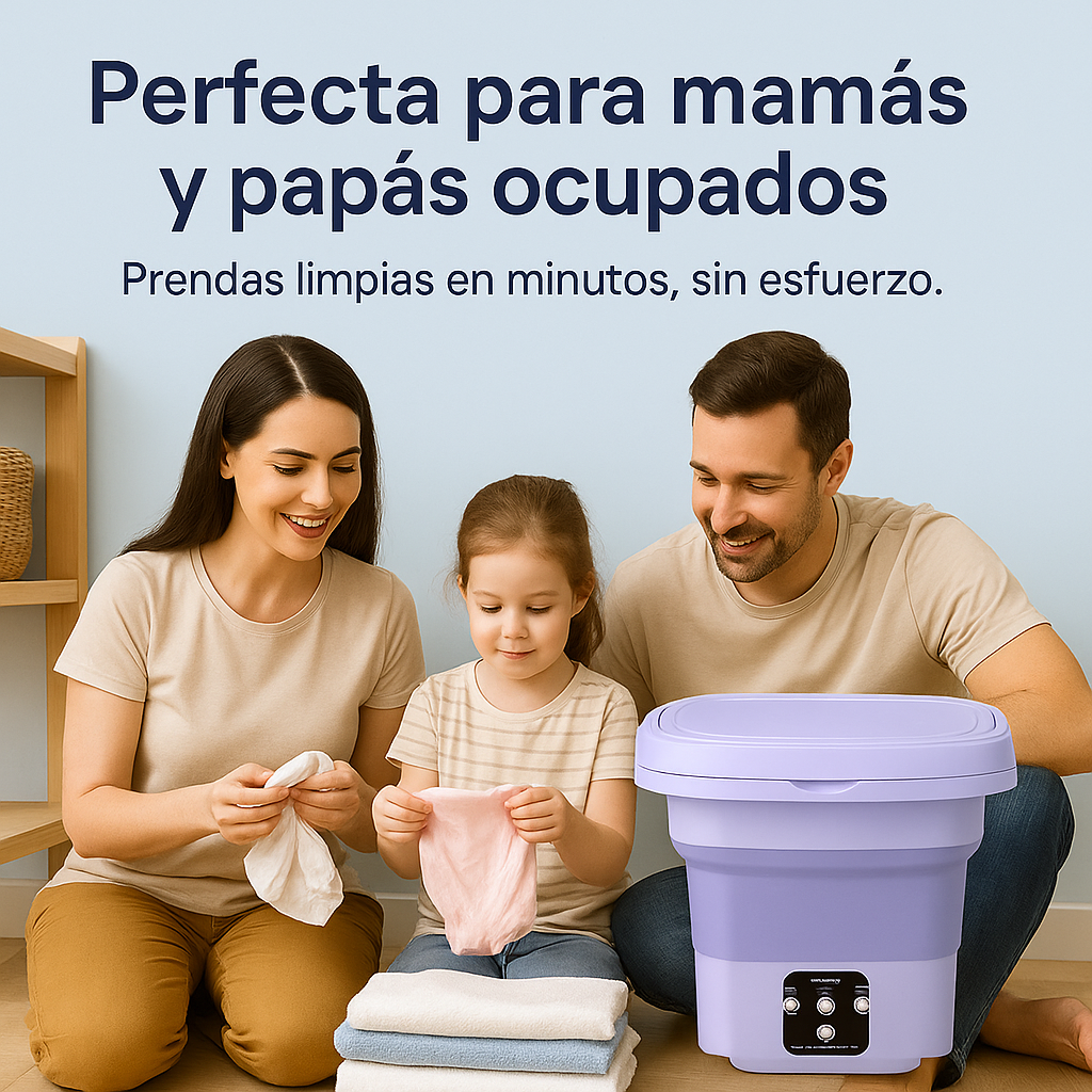 Mini Lavadora Con Centrifugado