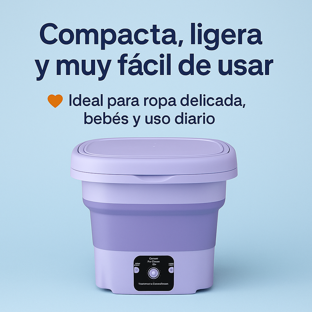 Mini Lavadora Con Centrifugado